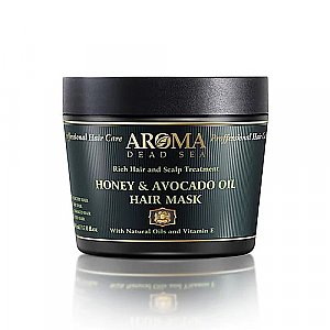 Маска для волос с медом и маслом авокадо Aroma