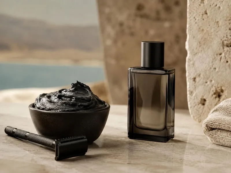 Men's Dead Sea mud and grooming set