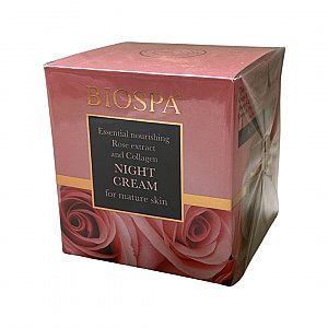 Bio spa-night cream collagen and rose